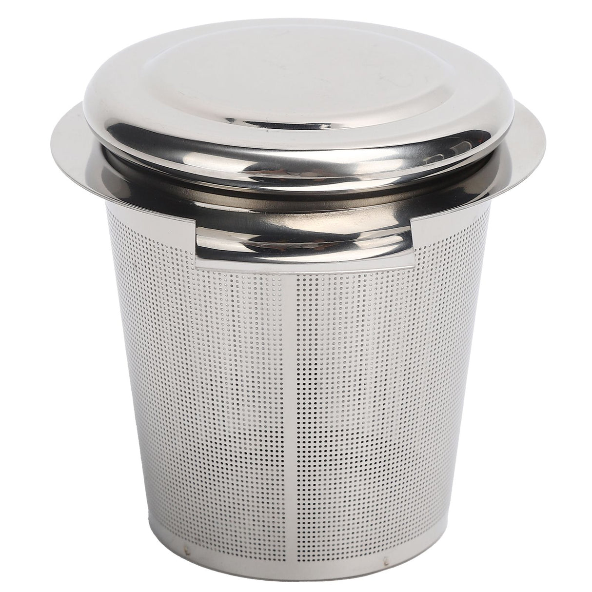 Tea Strainer Loose Leaf Tea Infuser Basket Fine Mesh Filter with Lid Teaware for CupStainless Steel