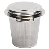 Tea Strainer Loose Leaf Tea Infuser Basket Fine Mesh Filter with Lid Teaware for CupStainless Steel