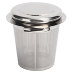 Tea Strainer Loose Leaf Tea Infuser Basket Fine Mesh Filter with Lid Teaware for CupStainless Steel