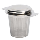 Tea Strainer Loose Leaf Tea Infuser Basket Fine Mesh Filter with Lid Teaware for CupStainless Steel