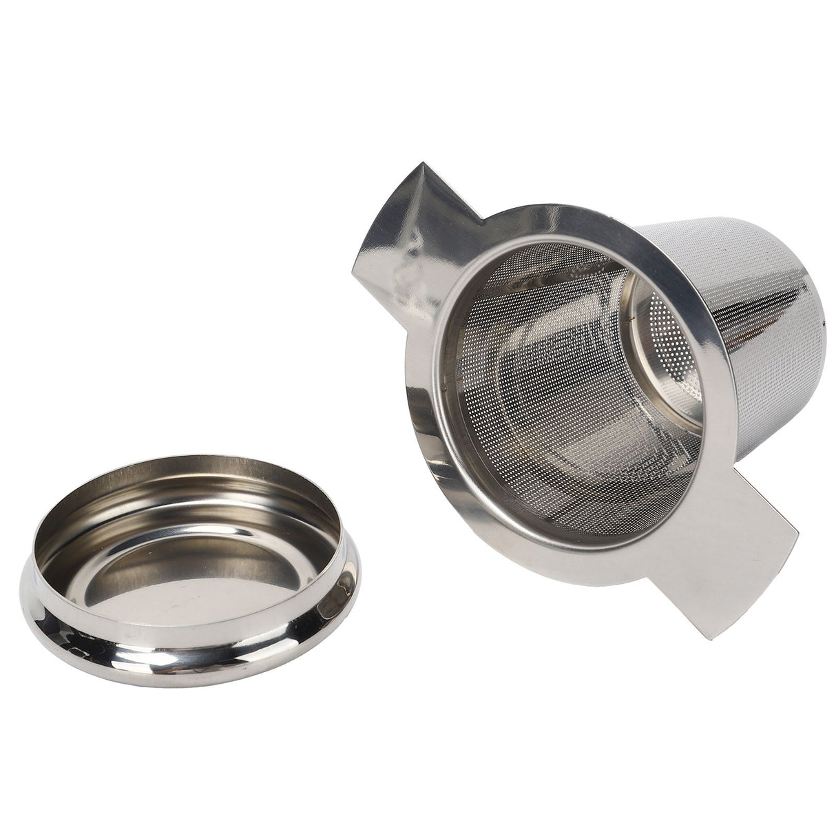 Tea Strainer Loose Leaf Tea Infuser Basket Fine Mesh Filter with Lid Teaware for CupStainless Steel