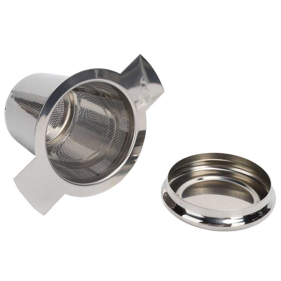 Tea Strainer Loose Leaf Tea Infuser Basket Fine Mesh Filter with Lid Teaware for CupStainless Steel