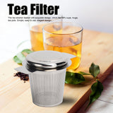 Tea Strainer Loose Leaf Tea Infuser Basket Fine Mesh Filter with Lid Teaware for CupStainless Steel