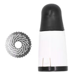Cheese Grinder Cheese Shredder Cheese Grater Tool with Interchangeable Blades for Kitchen Use - Front View