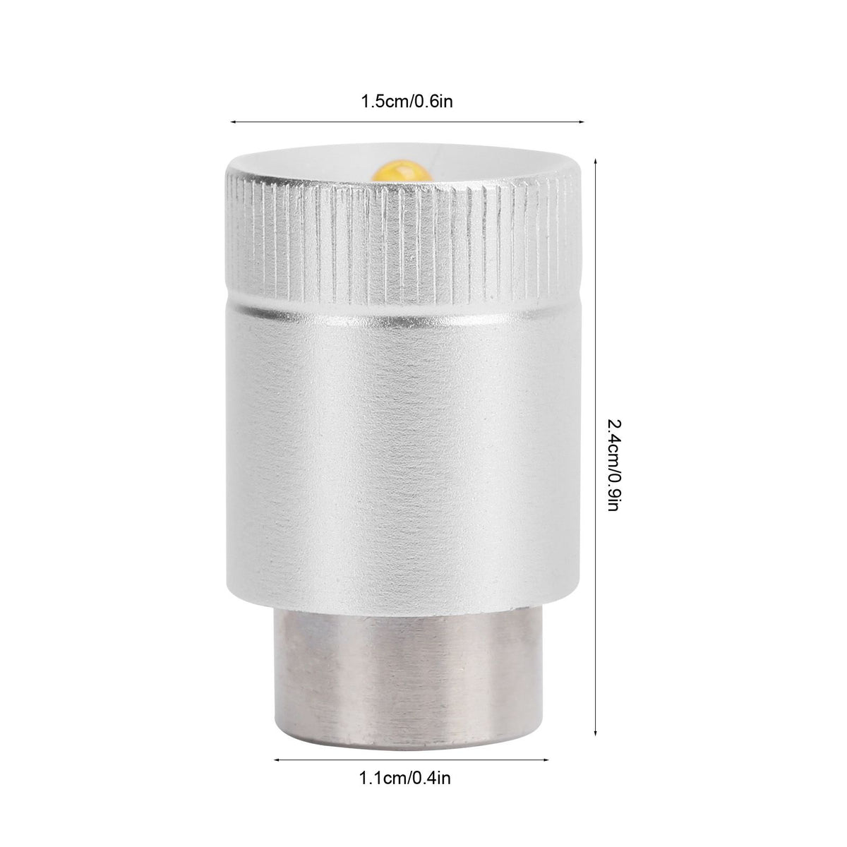 LED Bulb 3W Highlight P13.5S Flashlight Light Bulb Headlamp Electric Torch AccessoryWarm White DC 3V 3000K