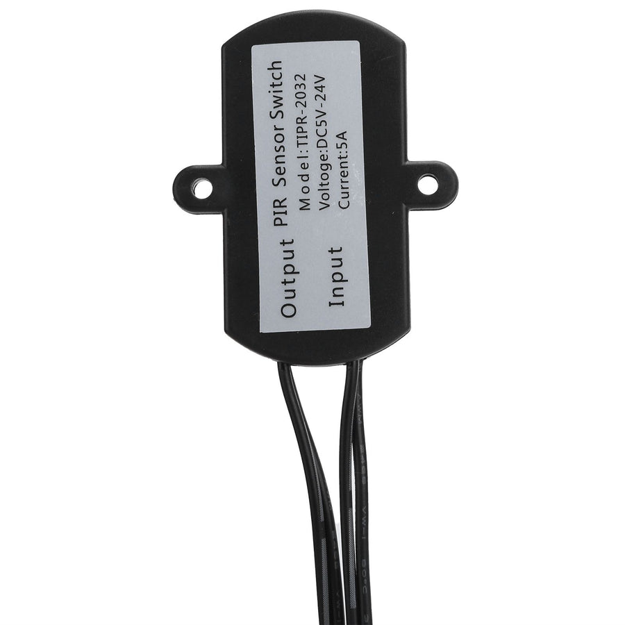 DC6V‑24V LED Strip Infrared Human Body Detect Sensor LED Infrared Body SensorBlack