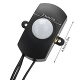 DC6V‑24V LED Strip Infrared Human Body Detect Sensor LED Infrared Body SensorBlack - Extra Image