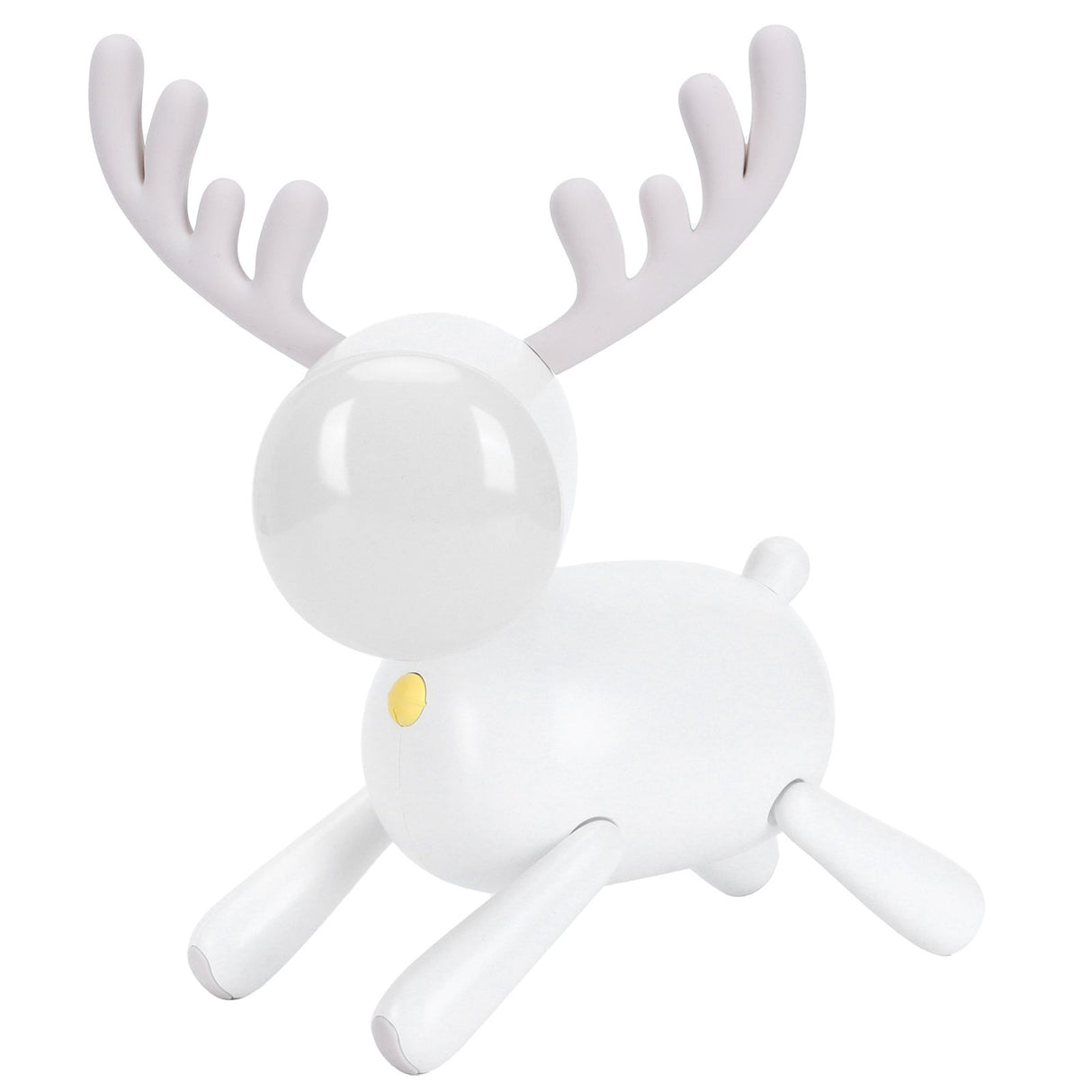 LED Night Light Cartoon Deer-Shaped Table Lamp 1200mAh USB Charging Bedroom DecorationWhite