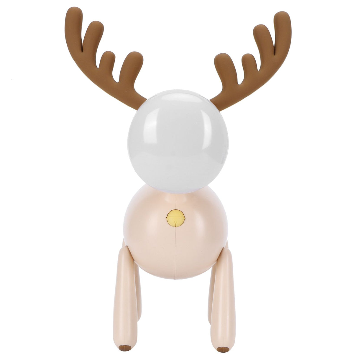LED Night Light Cartoon Deer-Shaped Table Lamp 1200mAh USB Charging Bedroom DecorationLight Brown