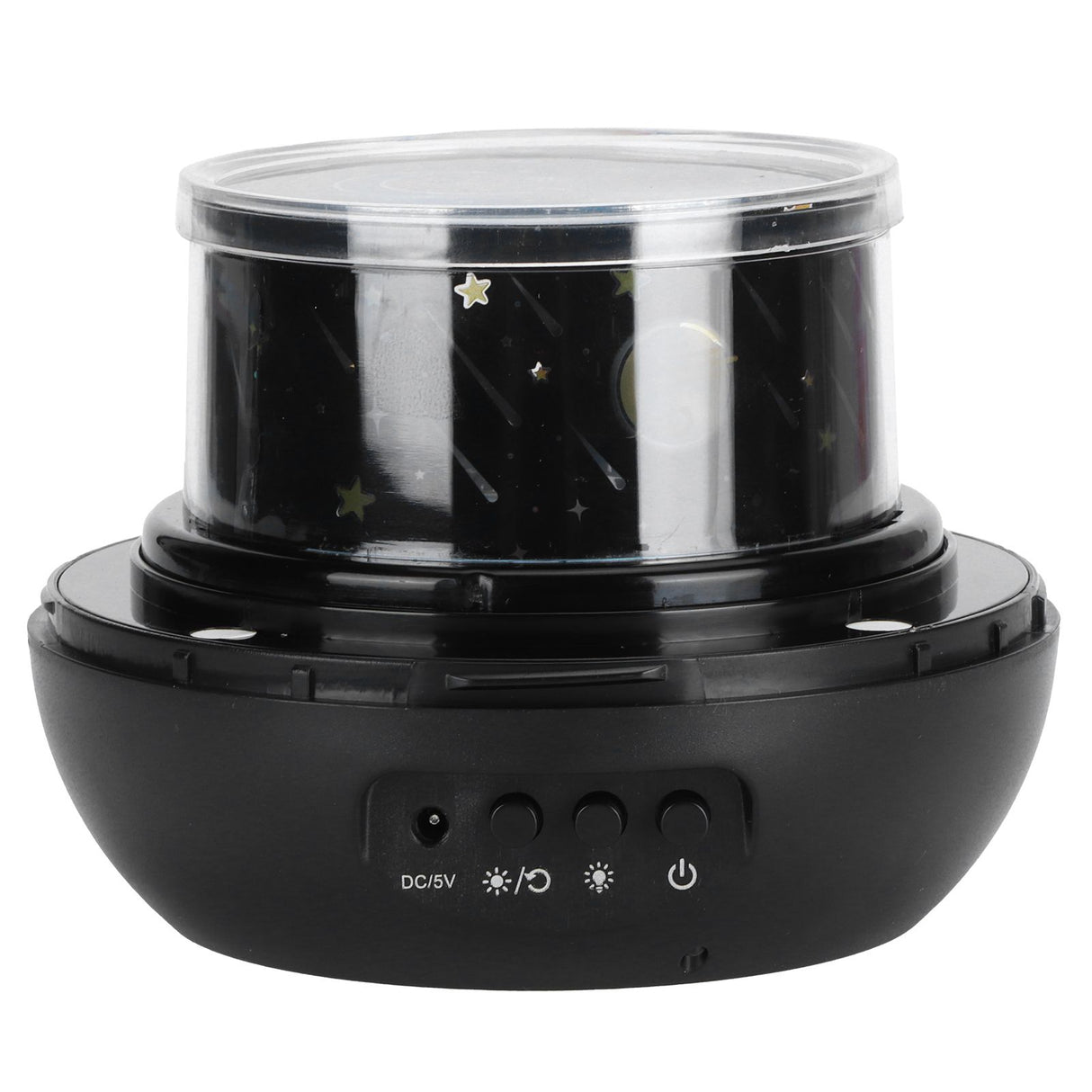 Star Projection Lamp USB Battery Dual-Use Nightlight Kids Baby Bedroom Nursery Kid GiftsBlack