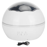 LED Night Light Romantic Projection Lamp 8 Color Modes Bedroom Decoration USB Battery PoweredWhite