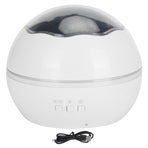 LED Night Light Romantic Projection Lamp 8 Color Modes Bedroom Decoration USB Battery PoweredWhite