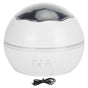 LED Night Light Romantic Projection Lamp 8 Color Modes Bedroom Decoration USB Battery PoweredWhite