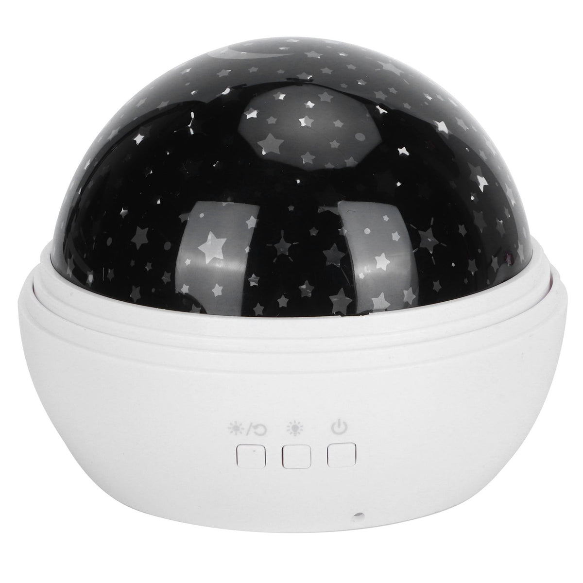 LED Night Light Romantic Projection Lamp 8 Color Modes Bedroom Decoration USB Battery PoweredWhite