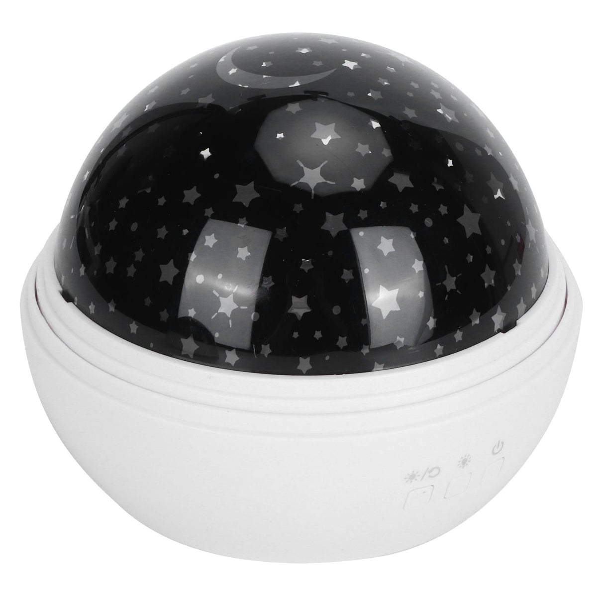 LED Night Light Romantic Projection Lamp 8 Color Modes Bedroom Decoration USB Battery PoweredWhite