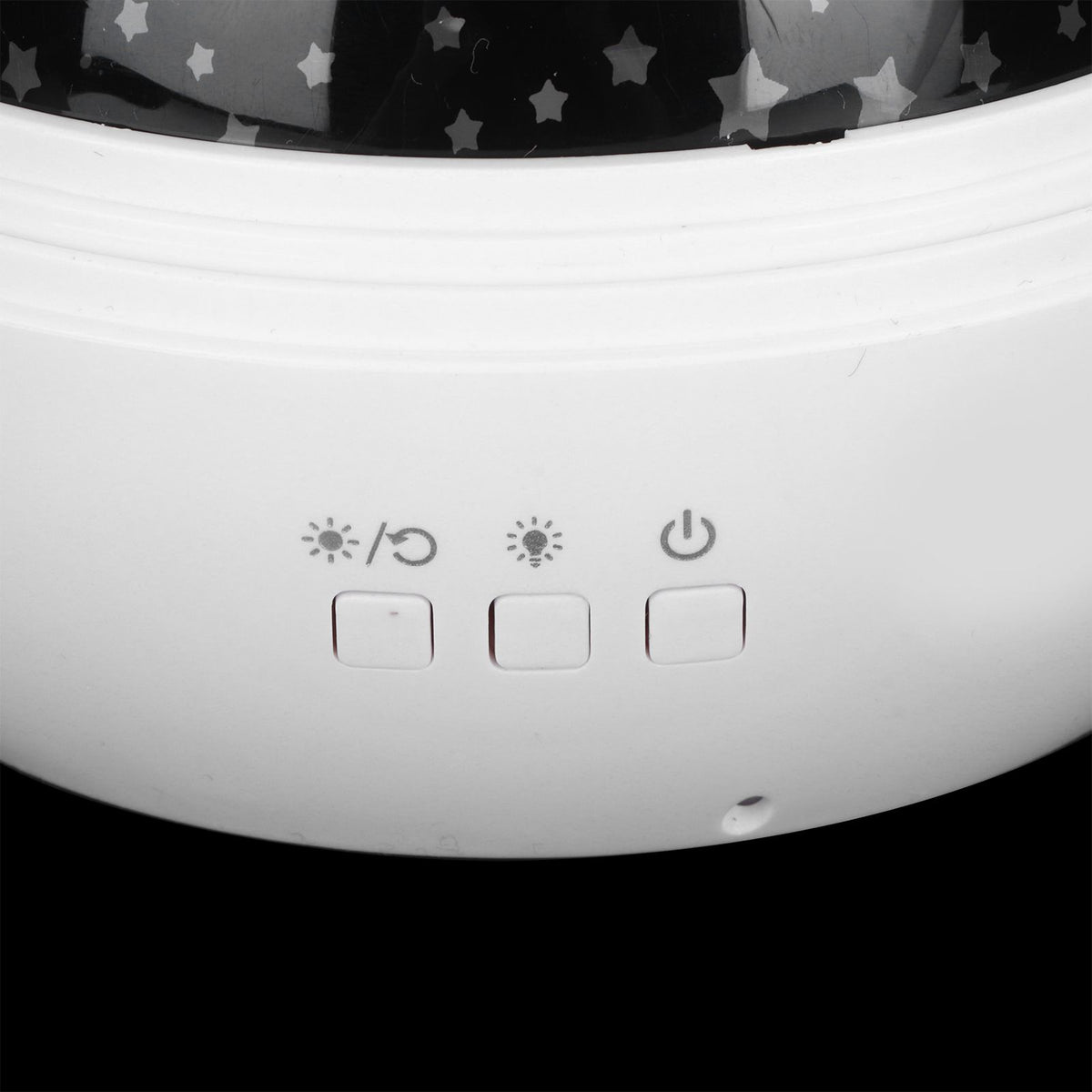 LED Night Light Romantic Projection Lamp 8 Color Modes Bedroom Decoration USB Battery PoweredWhite