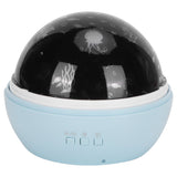 LED Night Light Romantic Projection Lamp 8 Color Modes Bedroom Decoration USB Battery PoweredBlue