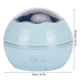 LED Night Light Romantic Projection Lamp 8 Color Modes Bedroom Decoration USB Battery PoweredBlue