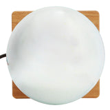 Glass Ball Night Light USB Plug in Bedside Lamp Decorative Lamp Colorful Christmas Gift - Top-Down View
