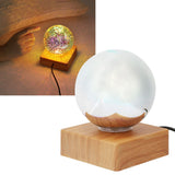 Glass Ball Night Light USB Plug in Bedside Lamp Decorative Lamp Colorful Christmas Gift - Extra Image