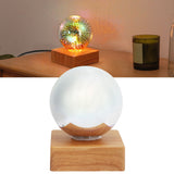 Glass Ball Night Light USB Plug in Bedside Lamp Decorative Lamp Colorful Christmas Gift - Extra Image