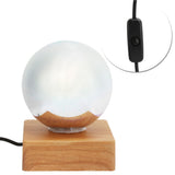 Glass Ball Night Light USB Plug in Bedside Lamp Decorative Lamp Colorful Christmas Gift - Extra Image