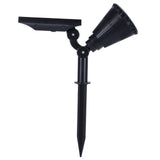 LED Solar Lamp IP65 Waterproof Lawn Light Outdoor Garden Courtyard Landscape Decoration Black