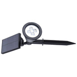 LED Solar Lamp IP65 Waterproof Lawn Light Outdoor Garden Courtyard Landscape Decoration Black