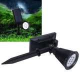 LED Solar Lamp IP65 Waterproof Lawn Light Outdoor Garden Courtyard Landscape Decoration Black - Extra Image