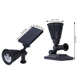 LED Solar Lamp IP65 Waterproof Lawn Light Outdoor Garden Courtyard Landscape Decoration Black - Extra Image