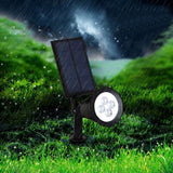 LED Solar Lamp IP65 Waterproof Lawn Light Outdoor Garden Courtyard Landscape Decoration Black