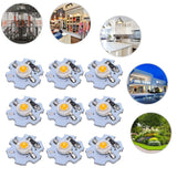 25Pcs 0.5W 5V High Power LED Lamp Bead Light Source Chip with Aluminum PlateYellow Light: 588‑590NM - Extra Image