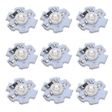 25Pcs 0.5W 5V High Power LED Lamp Bead Light Source Chip with Aluminum PlateBlue Light: 455-460NM