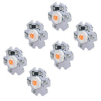 25Pcs 0.5W 5V High Power LED Lamp Bead Light Source Chip with Aluminum PlatePink Light: 380-840NM