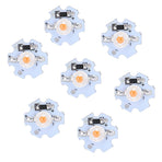 25Pcs 0.5W 5V High Power LED Lamp Bead Light Source Chip with Aluminum PlatePink Light: 380-840NM