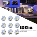 25Pcs 0.5W 5V High Power LED Lamp Bead Light Source Chip with Aluminum PlateWhite Light: 6000‑6500K
