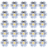 25Pcs 0.5W 5V High Power LED Lamp Bead Light Source Chip with Aluminum PlateNatural Light: 4000‑4500K