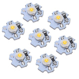 25Pcs 0.5W 5V High Power LED Lamp Bead Light Source Chip with Aluminum PlateNatural Light: 4000‑4500K - 45-Degree Angle