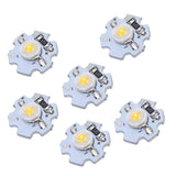 25Pcs 0.5W 5V High Power LED Lamp Bead Light Source Chip with Aluminum PlateNatural Light: 4000‑4500K