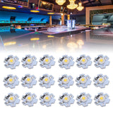 25Pcs 0.5W 5V High Power LED Lamp Bead Light Source Chip with Aluminum PlateNatural Light: 4000‑4500K
