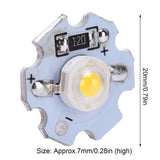 25Pcs 0.5W 5V High Power LED Lamp Bead Light Source Chip with Aluminum PlateNatural Light: 4000‑4500K