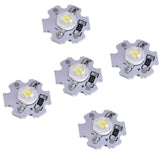 25Pcs 0.5W 5V High Power LED Lamp Bead Light Source Chip with Aluminum PlateCold White Light: 10000K - Extra Image