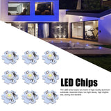 25Pcs 0.5W 5V High Power LED Lamp Bead Light Source Chip with Aluminum PlateCold White Light: 10000K - Extra Image