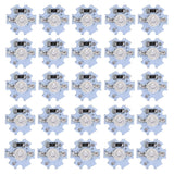 25Pcs 0.5W 5V High Power LED Lamp Bead Light Source Chip with Aluminum PlateUV Purple Light: 395-400NM