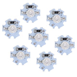 25Pcs 0.5W 5V High Power LED Lamp Bead Light Source Chip with Aluminum PlateUV Purple Light: 395-400NM - Close-Up Angle