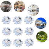 25Pcs 0.5W 5V High Power LED Lamp Bead Light Source Chip with Aluminum PlateUV Purple Light: 395-400NM - Extra Image