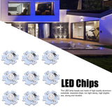 25Pcs 0.5W 5V High Power LED Lamp Bead Light Source Chip with Aluminum PlateUV Purple Light: 395-400NM