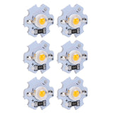 25Pcs 5V LED Chips 200LM 1W High Power LED Lamp Beads for DIY Lighting FixturesYellow Light 588‑590NM - Side View