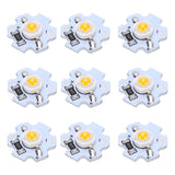 25Pcs 5V LED Chips 200LM 1W High Power LED Lamp Beads for DIY Lighting FixturesYellow Light 588‑590NM
