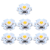 25Pcs 5V LED Chips 200LM 1W High Power LED Lamp Beads for DIY Lighting FixturesYellow Light 588‑590NM